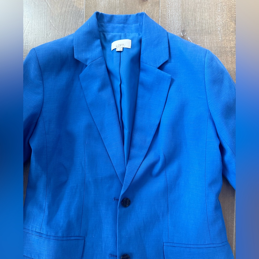 Loft Oversized Fluid Two Button Blazer - image 7